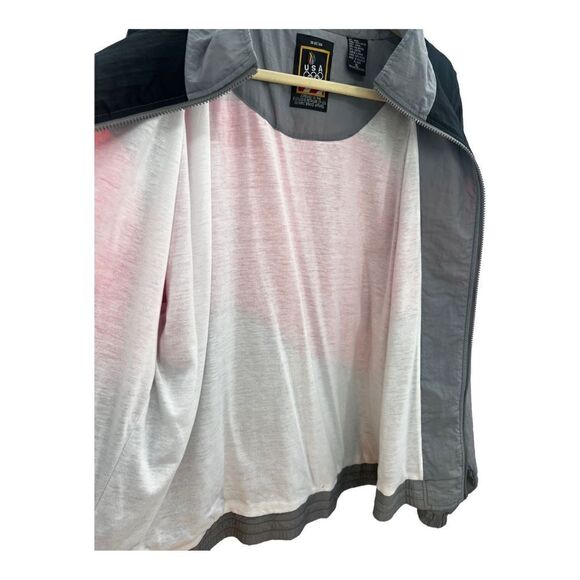 Men’s Vintage Throwback JcPenney Olympics Full Zip Nylon Windbreaker Jacket xl - Picture 5 of 11